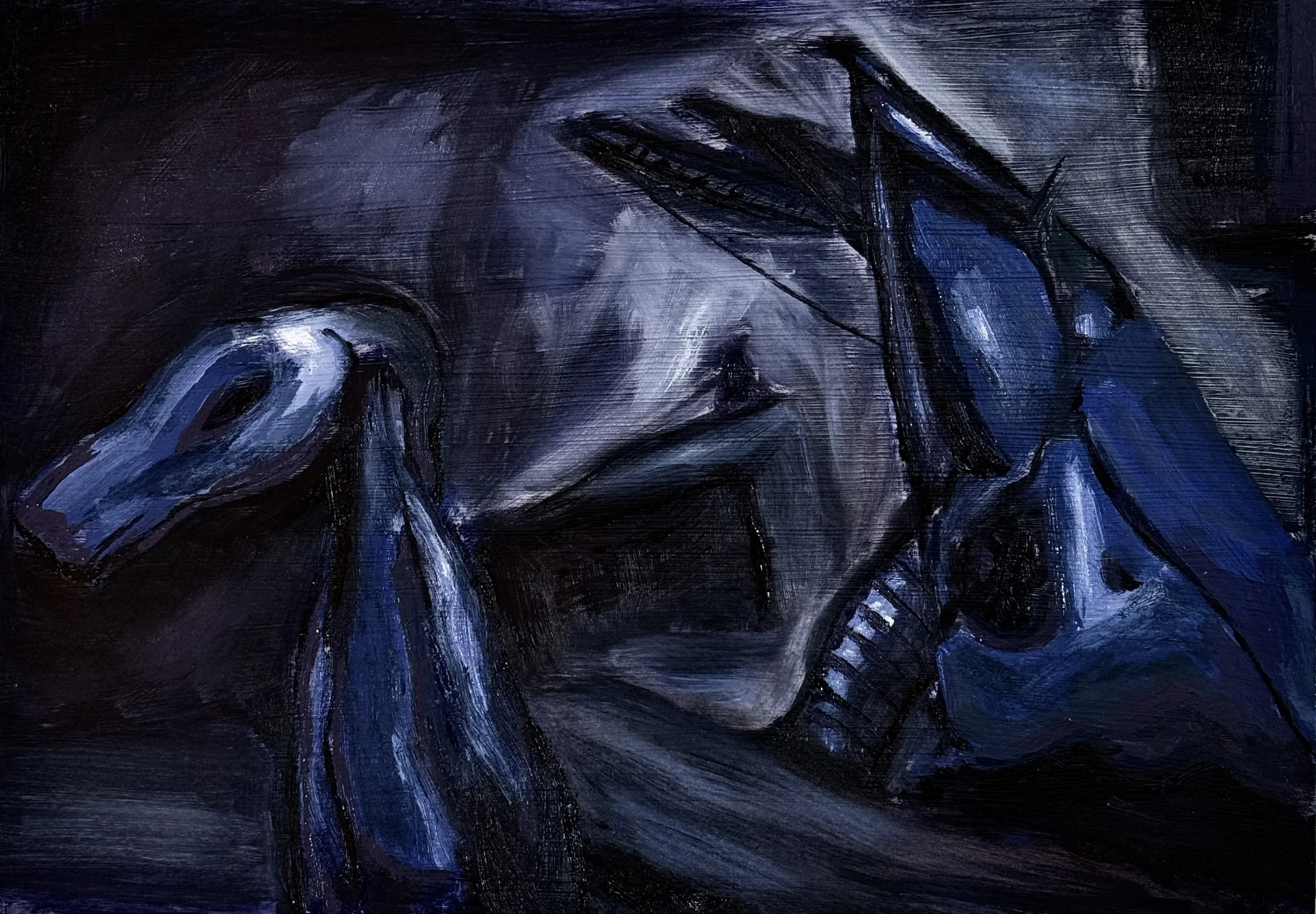 Sin título - 21 x 29.7 cm - Óleo sobre papel