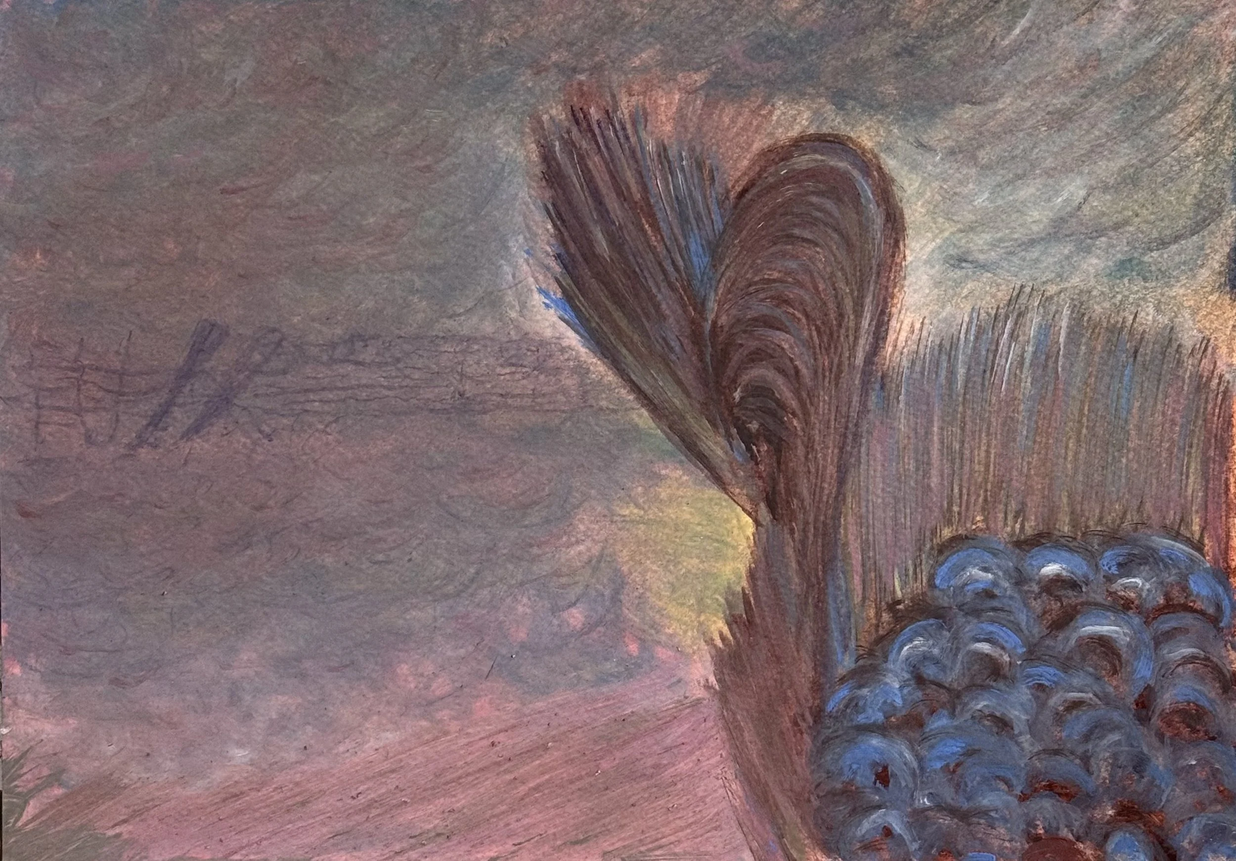 Sin título - 21 x 29.7 cm - Óleo sobre papel