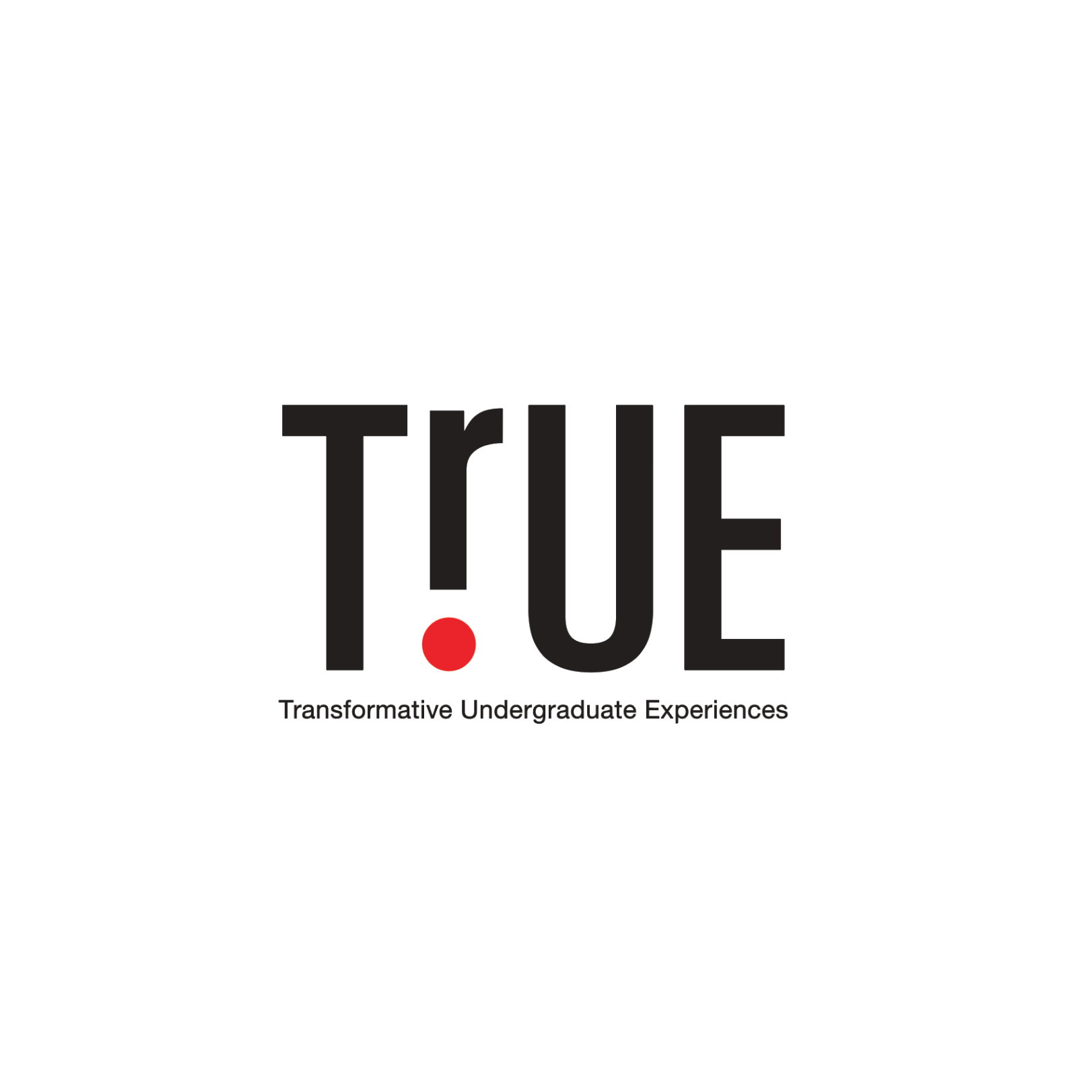 Logo and Branding for Texas Tech University's TrUE Program (Transformative Undergraduate Experiences)