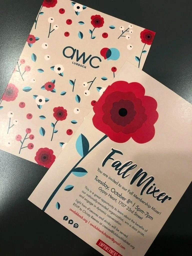 AWC Branded Fall Mixer Invitation 