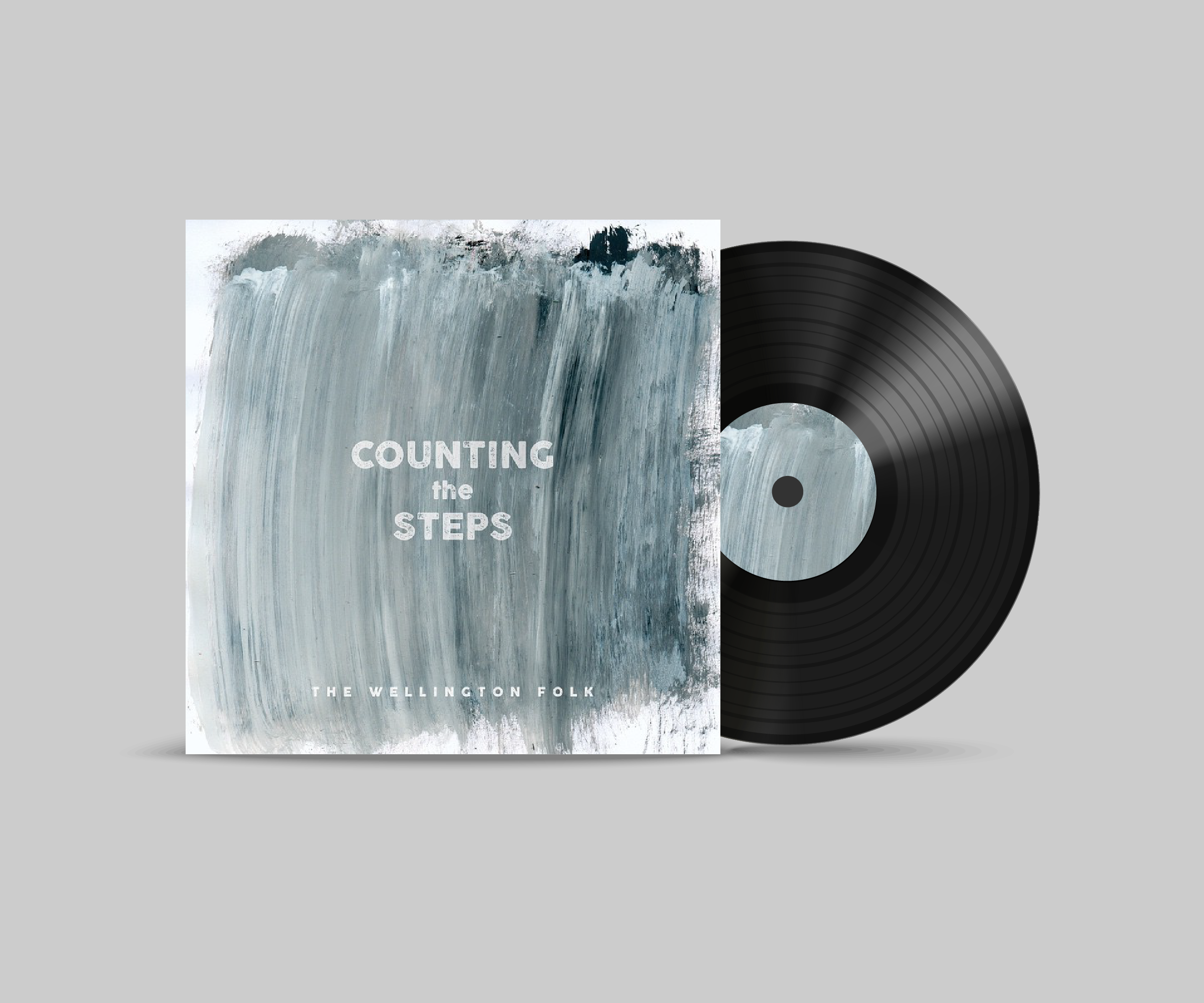 Album Art Concept Vinyl Mockup for The Wellington Folk