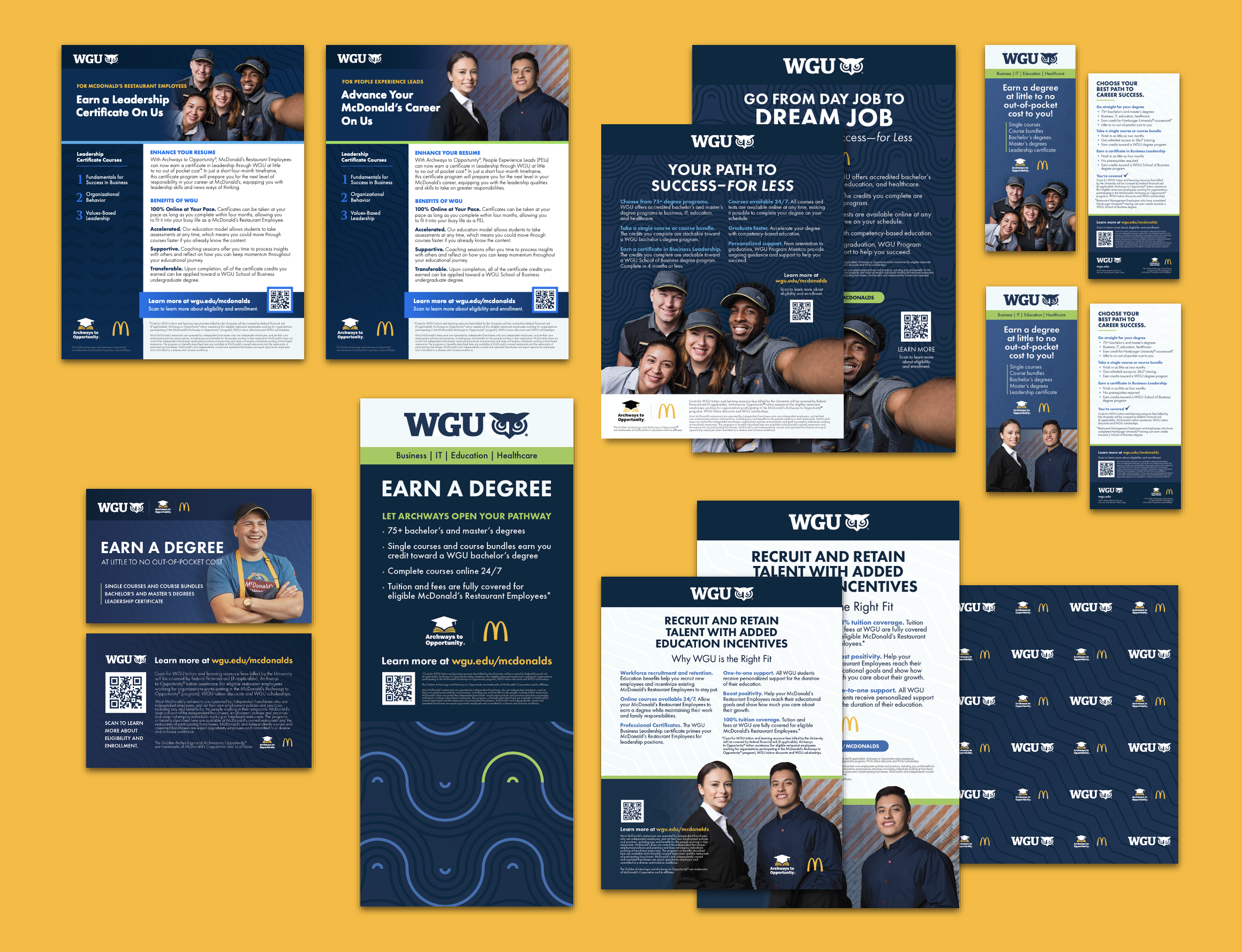 McDonald's B2B2C and B2B Campaign Collateral Overview