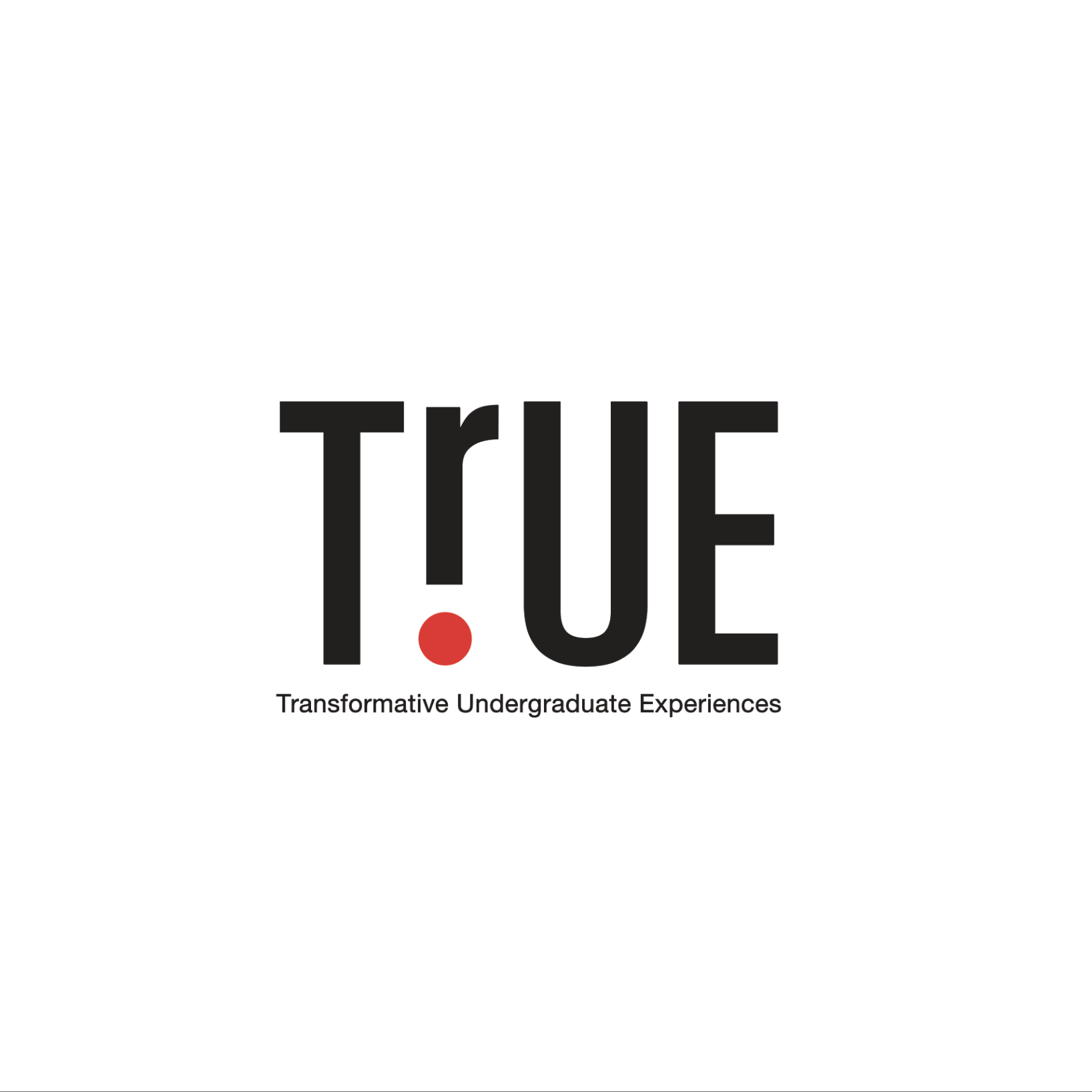 Logo for Texas Tech University's TrUE Program (Transformative Undergraduate Experiences) 