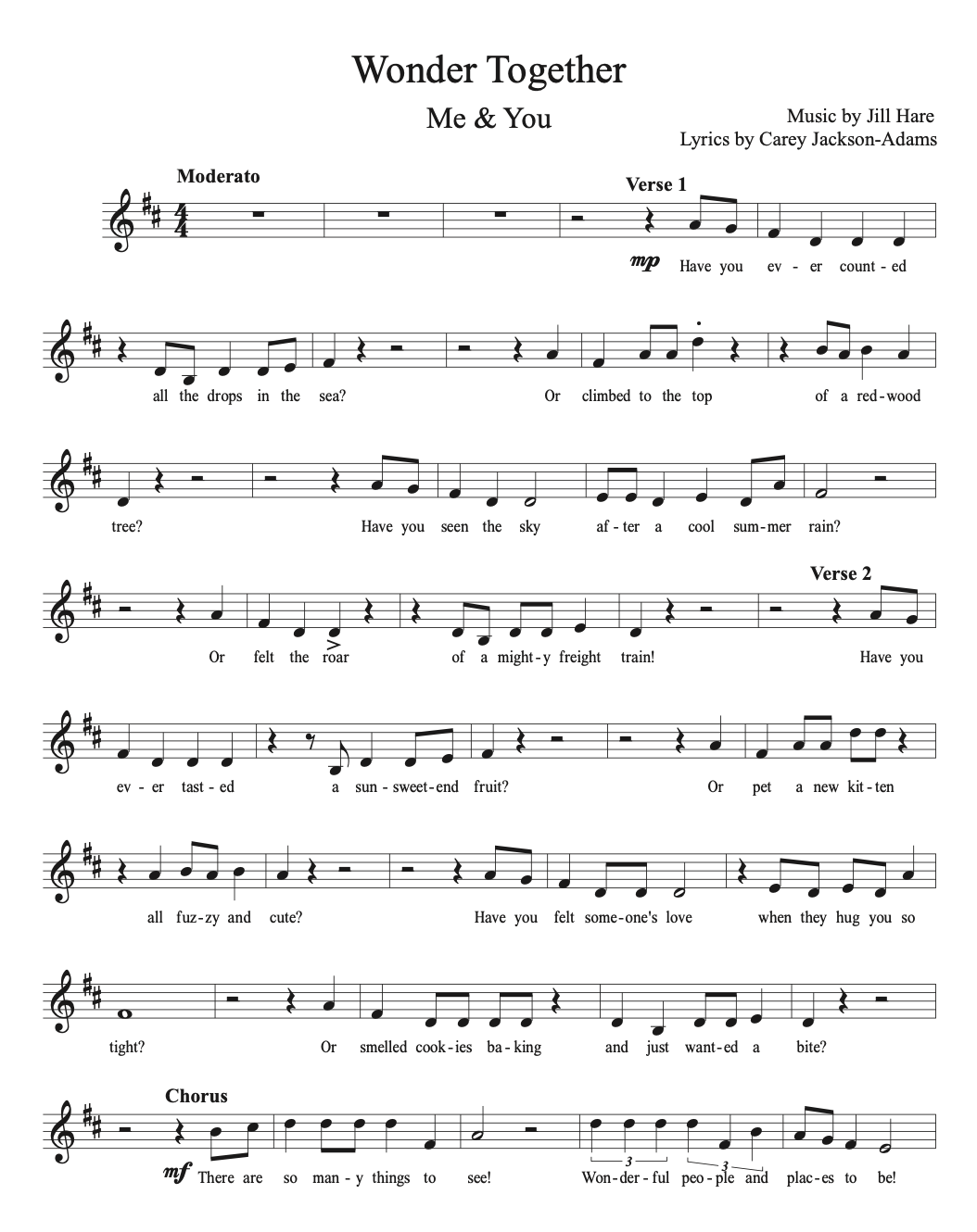 Wonder Together: Vocals Only