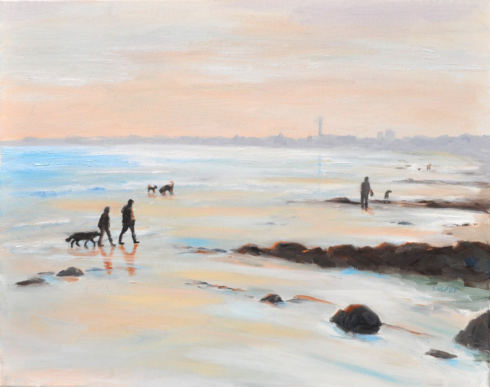 Afternoon Flats oil 16x20 $750