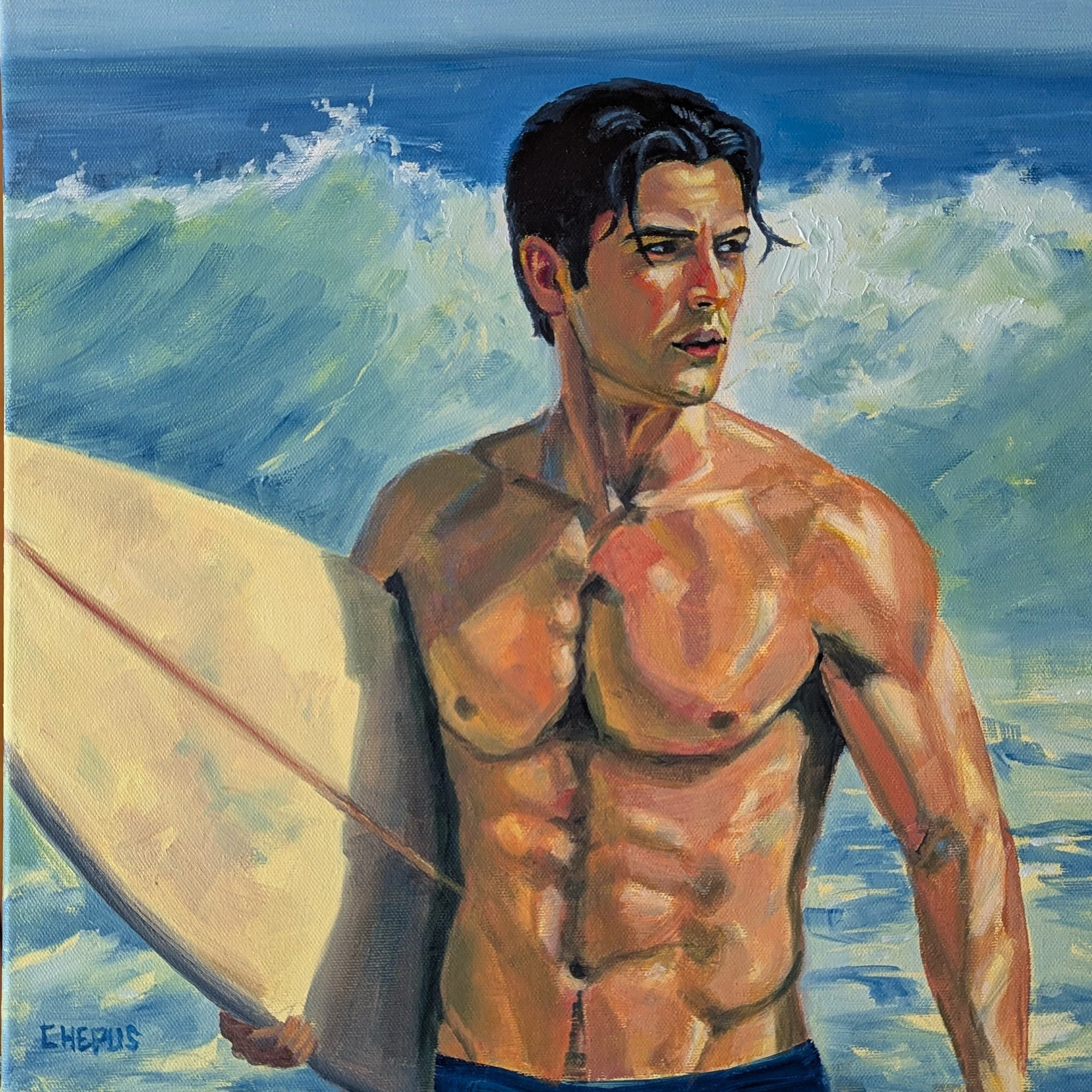 Washed Ashore oil 16x16 $1600