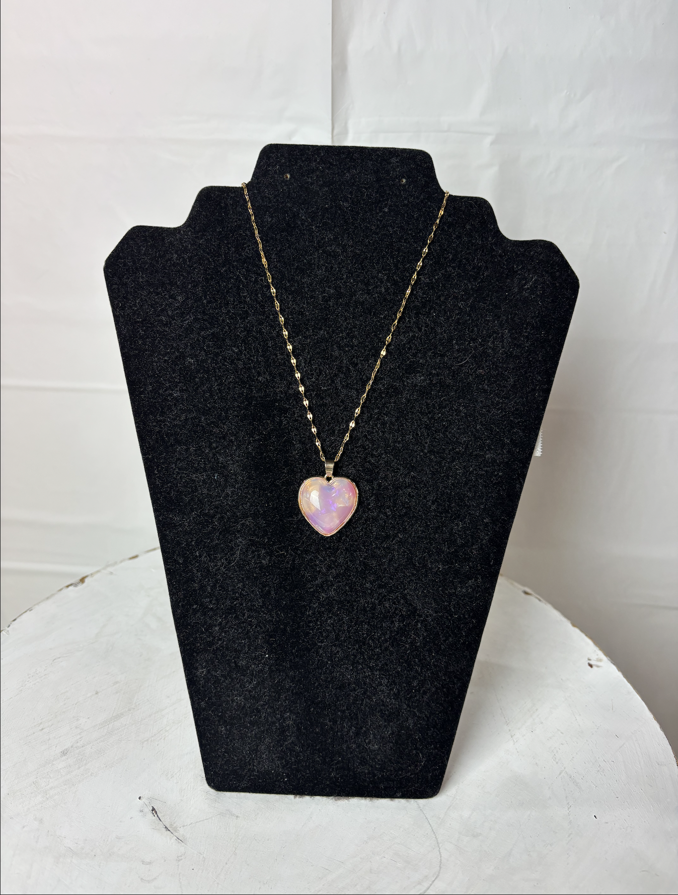 Pink Heart Necklace