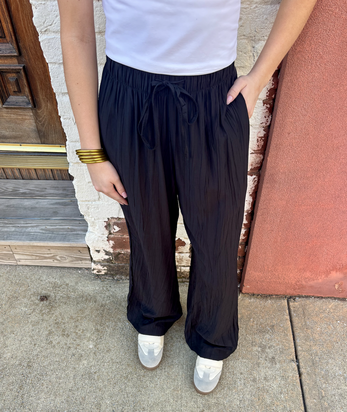 Black flow pant