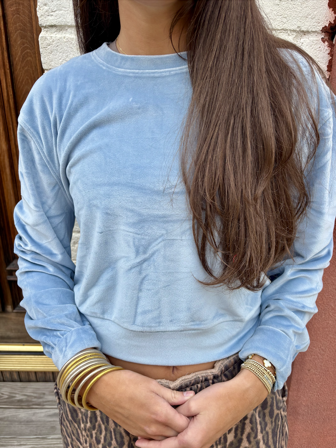 Light Blue Soft Long Sleeve