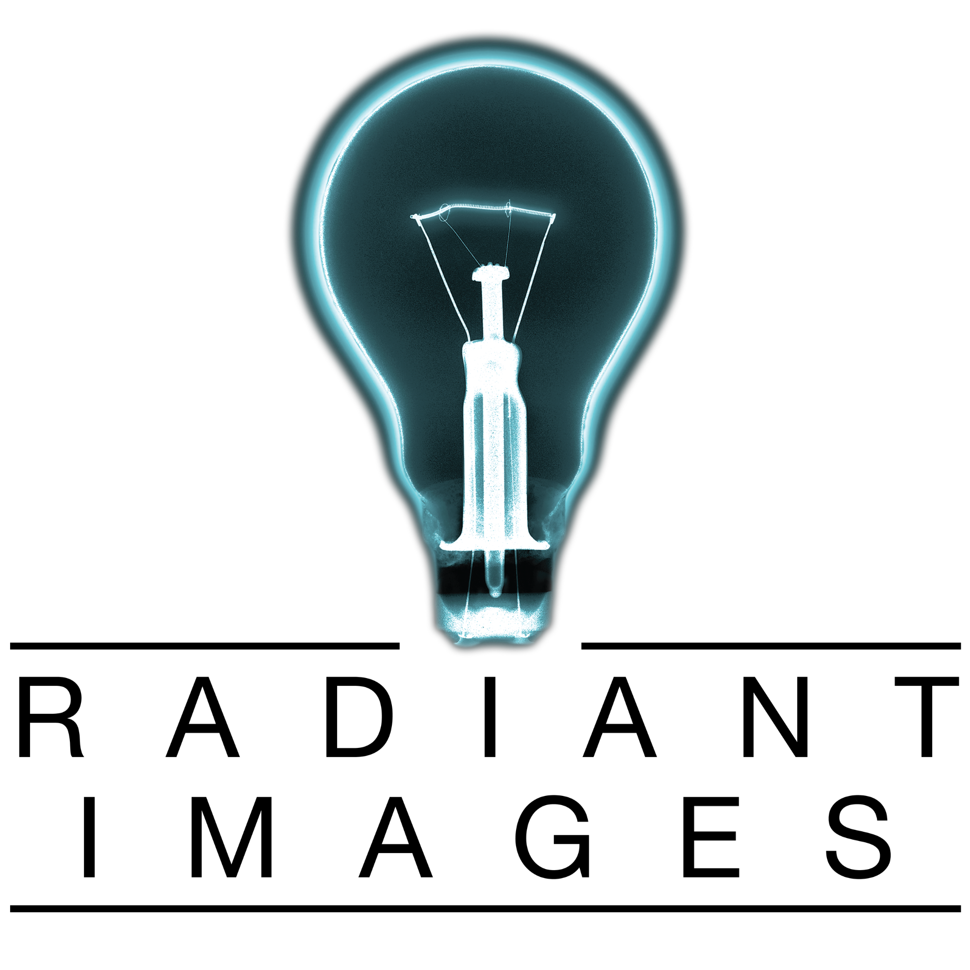A glowing light bulb outline with a filament inside, set against a black background.