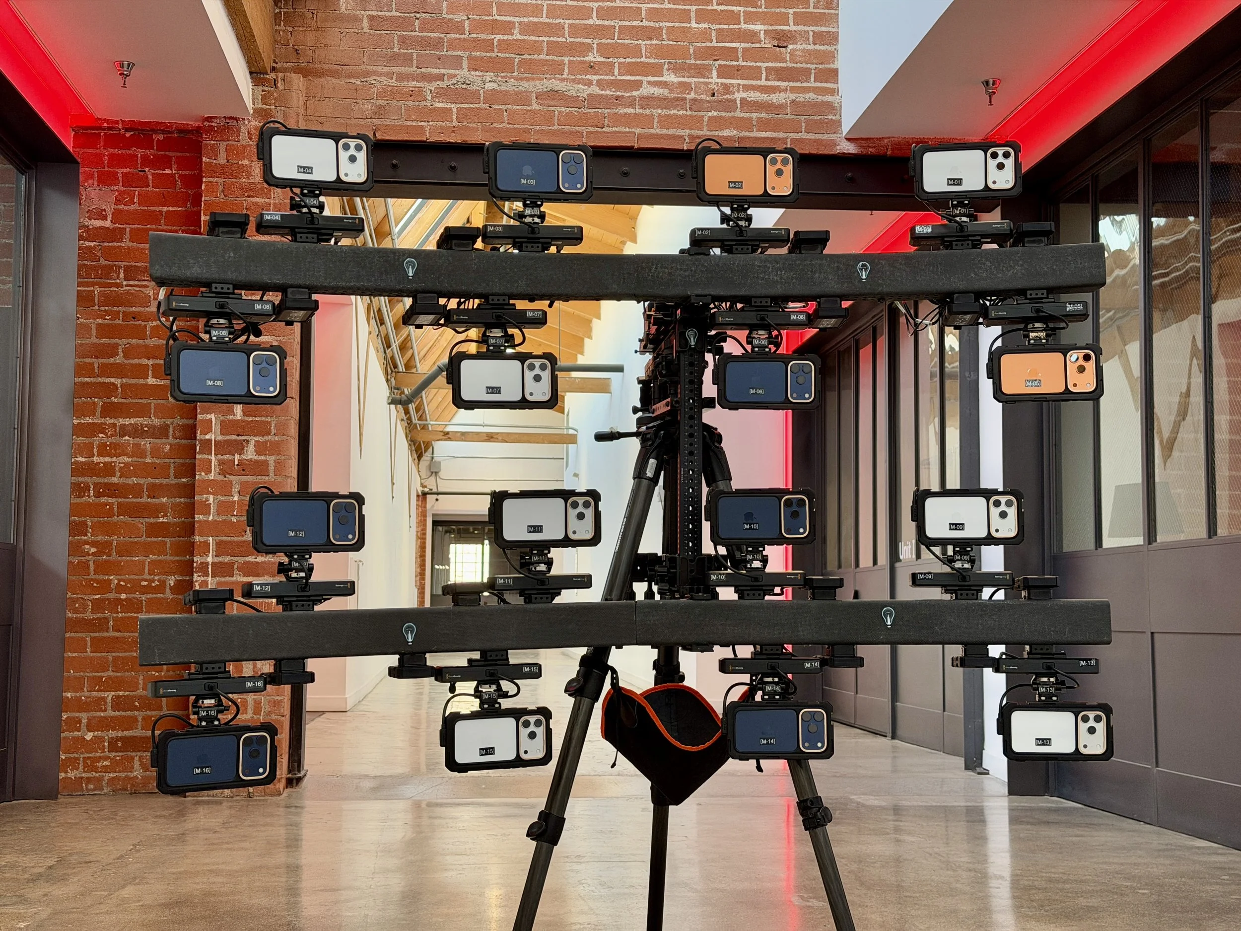 Meridian light-weight portable carbon fiber volumetric gaussian splatting system 