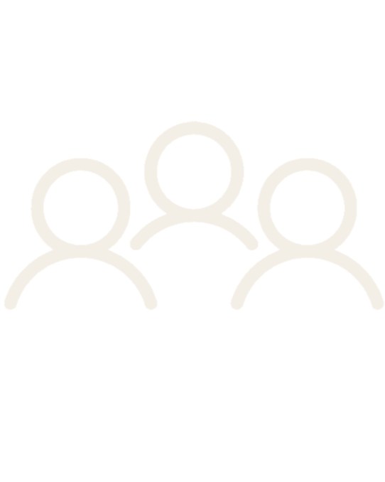 Icon of three people representing a group or team.