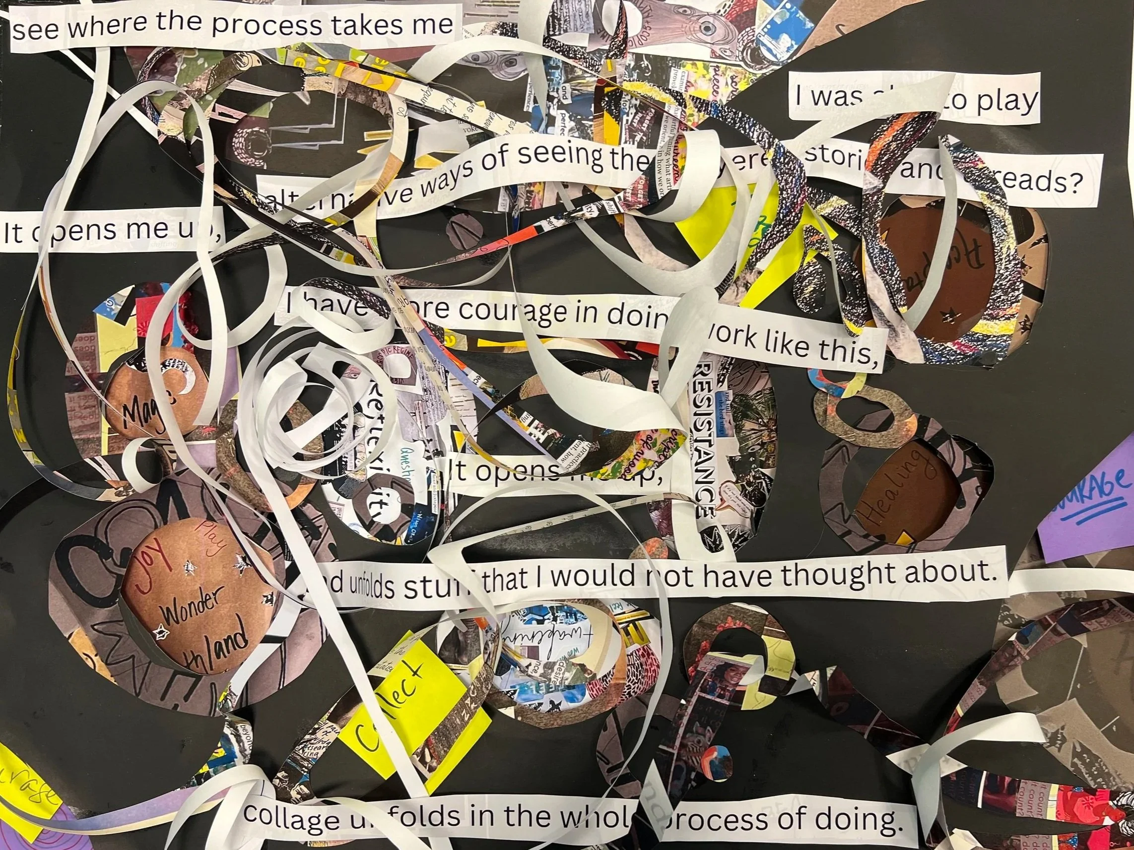 Collaging Awakening and Resistance, 2025