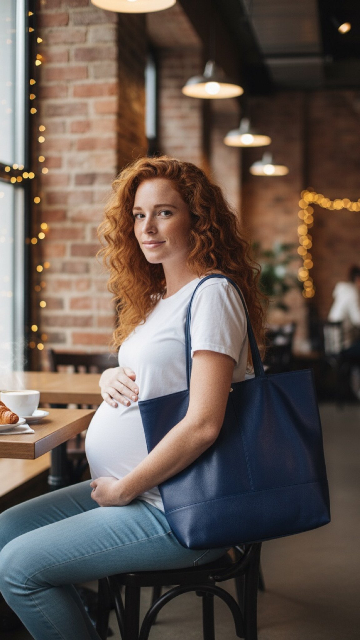 Elegant Voyager Leather Tote