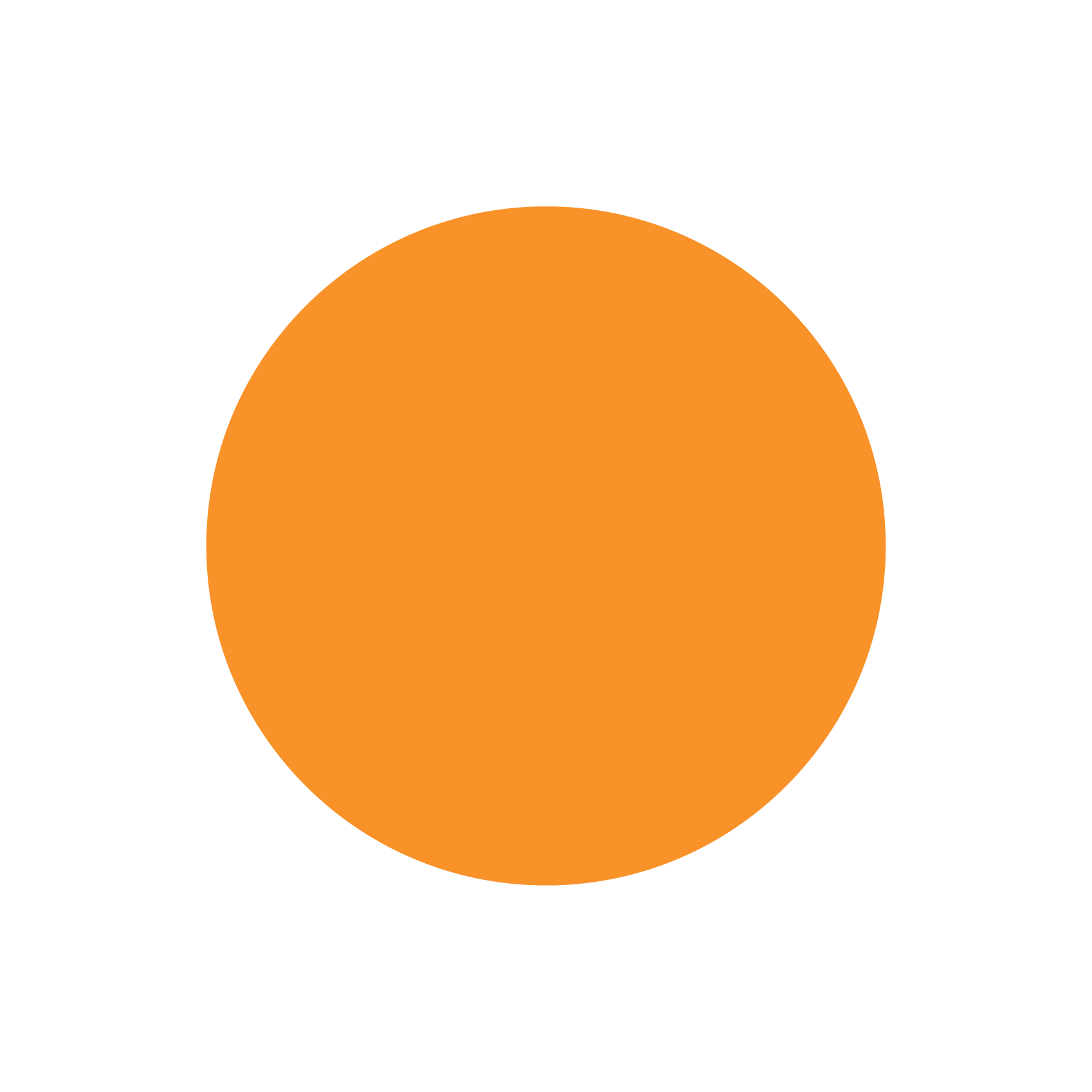 Orange circle