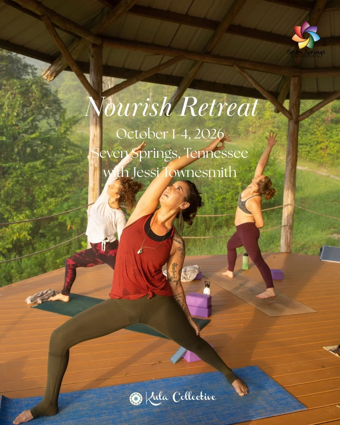 The mountains are calling, and so is your soul. 🤍🦋🤍

This October, we&rsquo;re gathering in the heart of the Smoky Mountains for Nourish &mdash; a 4-day holistic women&rsquo;s retreat at Seven Springs, a family-stewarded sanctuary of forest, meado