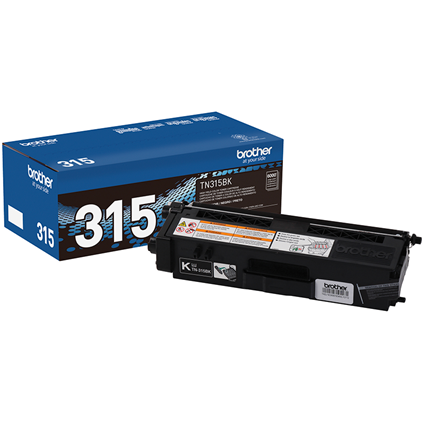 TN315BK Brother Genuine High-Yield Black Toner Cartridge