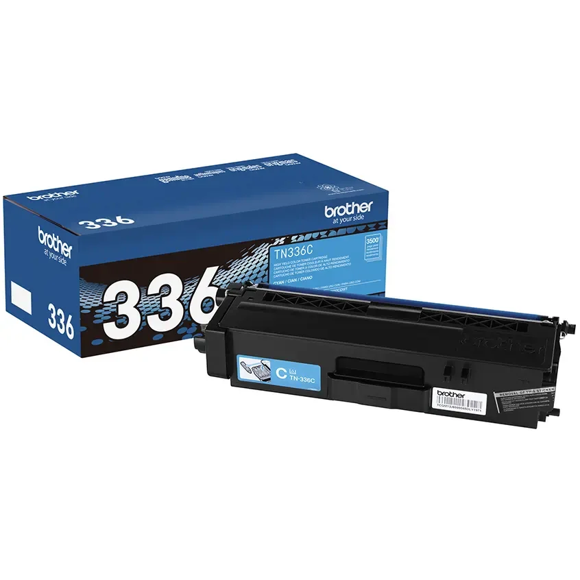 TN336C Brother Genuine High Yield Toner, Cyan
