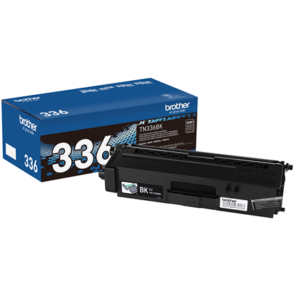 TN336BK Brother Genuine High-yield Toner, Black