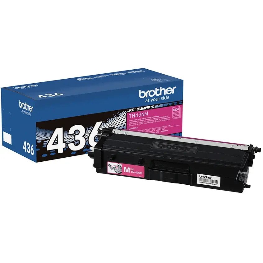 TN436M Brother Genuine Super High-yield Magenta Toner Cartridge