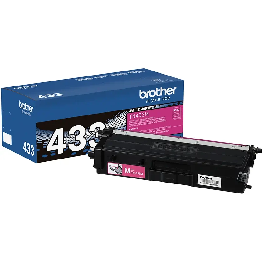 TN433M Brother Genuine High-yield Magenta Toner Cartridge