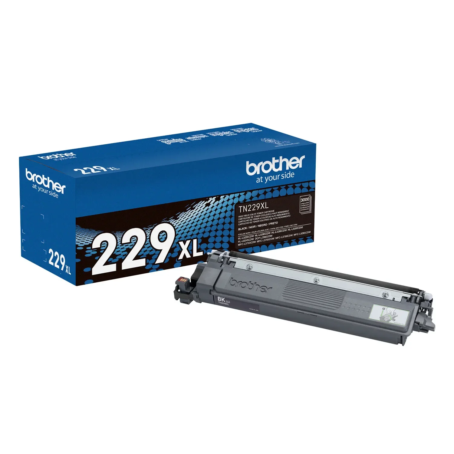 TN229XLBK Brother Genuine High Yield Black Toner Cartridge