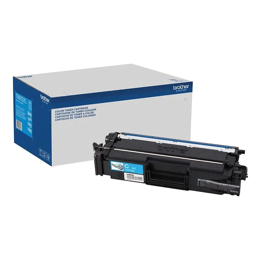 TN810XLC Brother Genuine High‐yield Cyan Toner Cartridge.