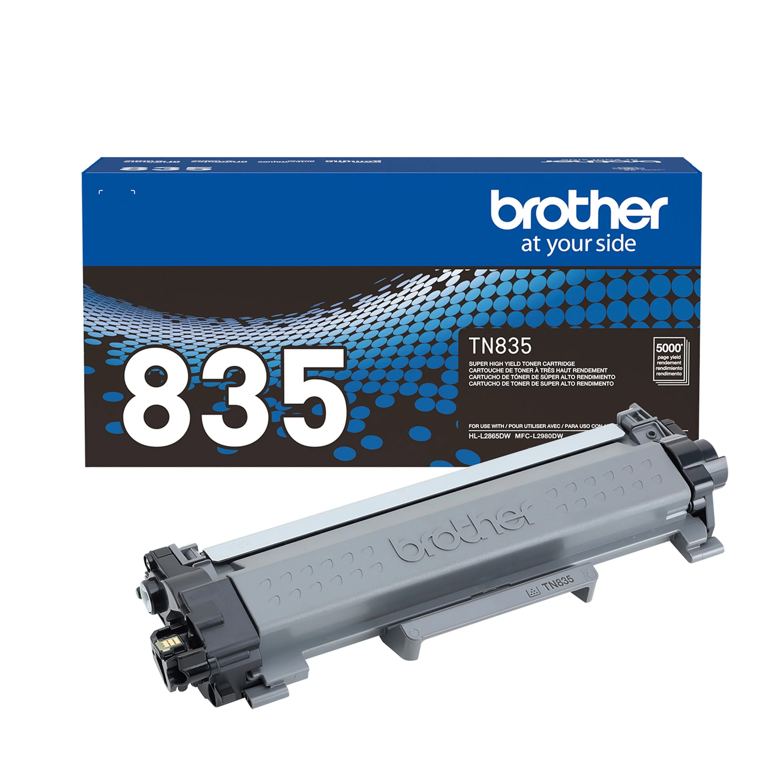 TN835 Brother Genuine Super High Yield Black Toner Cartridge.
