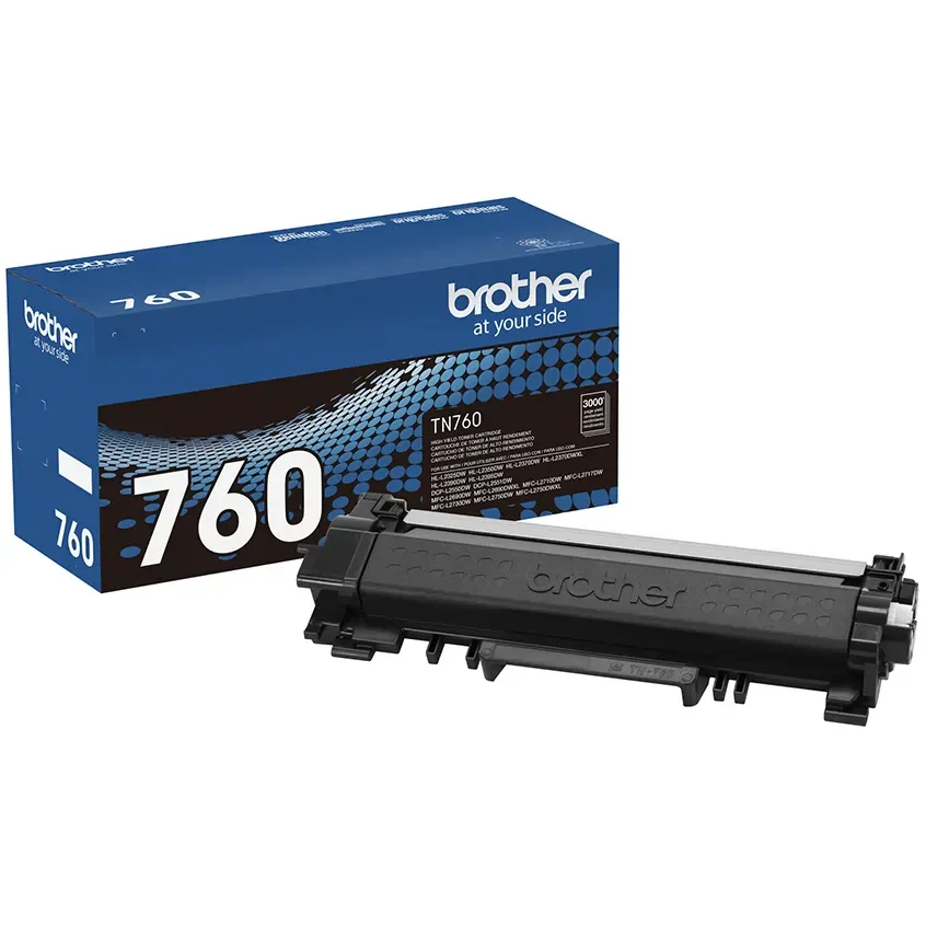 TN760 Brother Genuine High-yield Mono Laser Toner Cartridge