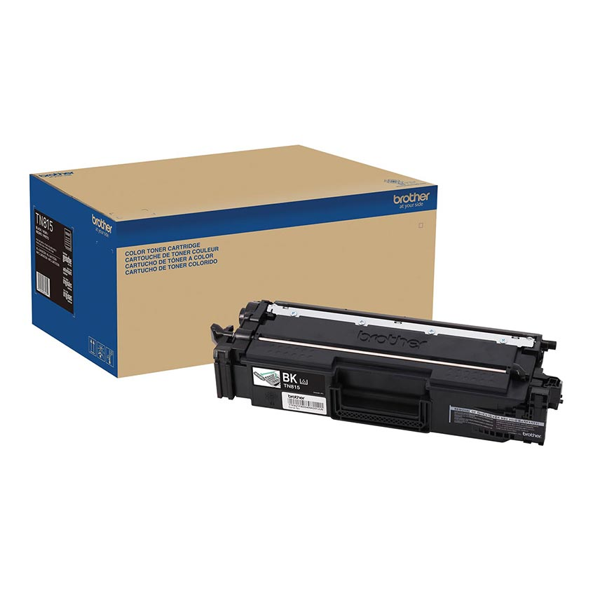 TN815BK Brother Genuine Super High‐yield Black Toner Cartridge.