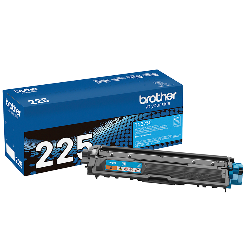 TN225C Brother Genuine Cyan Toner Cartridge