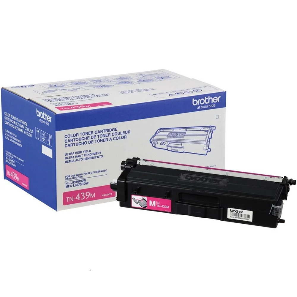 TN439M Brother Genuine Ultra High-yield Magenta Toner Cartridge