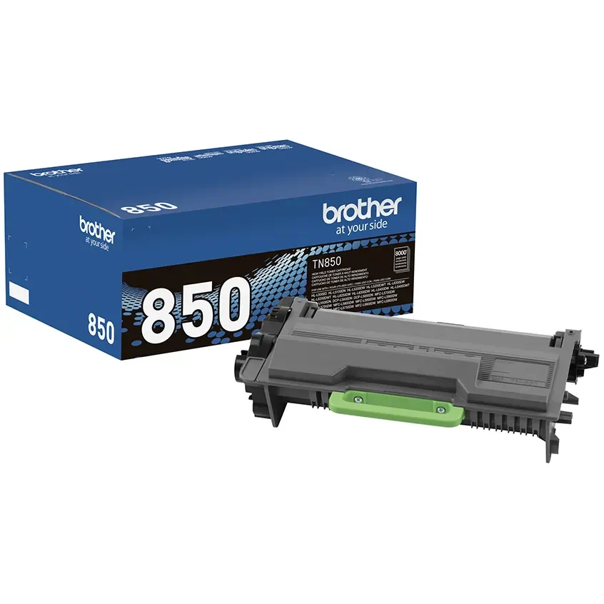 TN850 Brother Genuine High-yield Mono Laser Toner Cartridge.