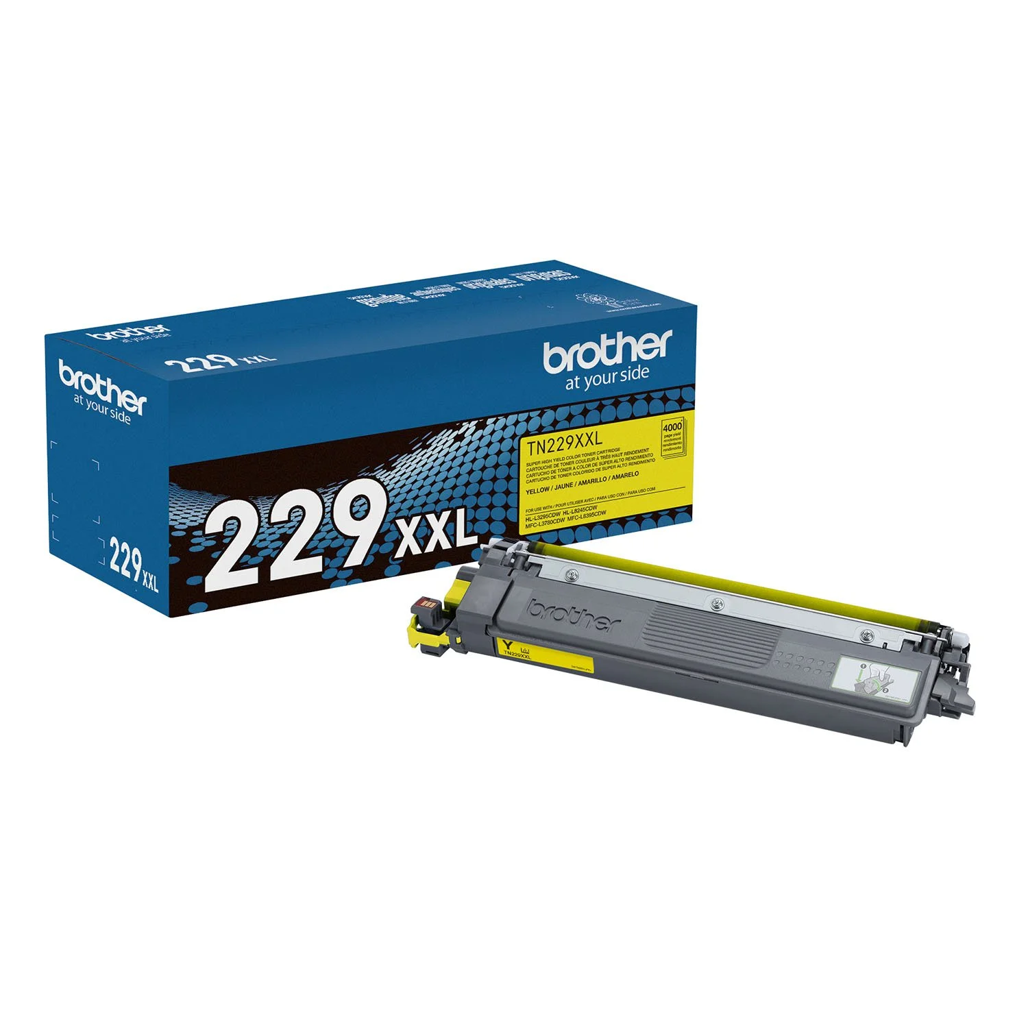 TN229XXLY Brother Genuine Super High Yield Yellow Toner Cartridge