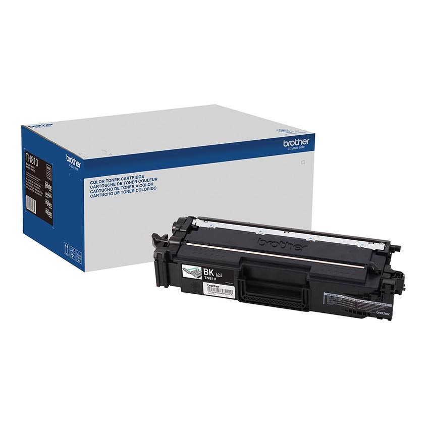 TN810BK Brother Genuine Standard Yield Black Toner Cartridge