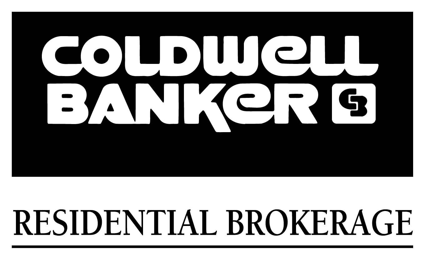 Coldwell Banker residential brokerage logo in black and white.