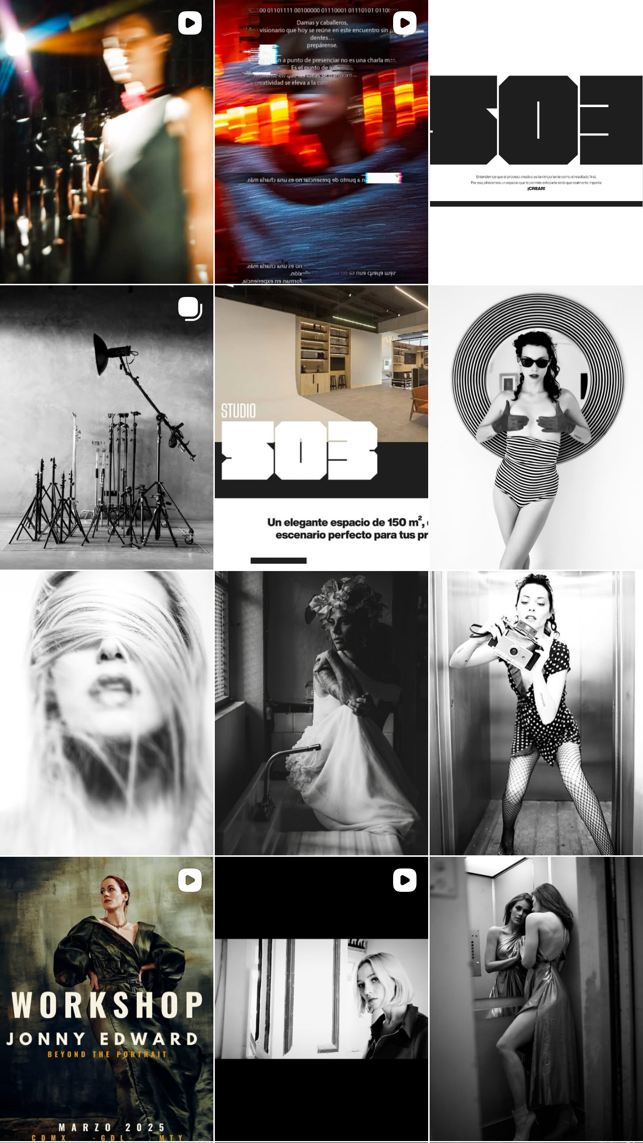 Portafolio de Studio 503, estudio fotográfico profesional en Puebla enfocado en retrato, editorial y dirección visual