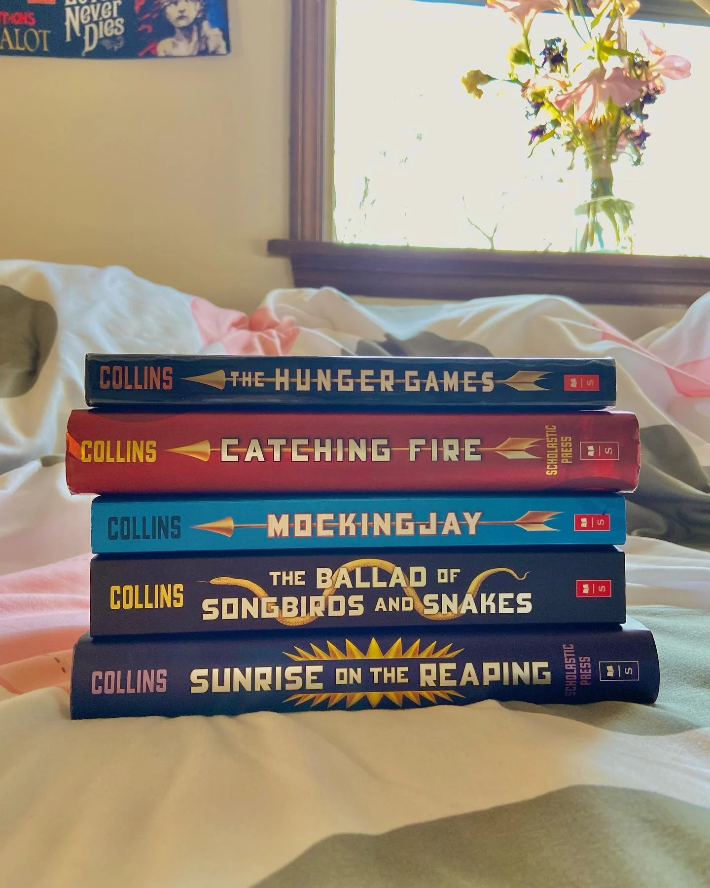 It&rsquo;s finally here!! Happy release day to Sunrise on the Reaping!! 

Stay tuned on my stories to see my reactions (spoiler free). I have no doubt that there will be tears 😂
.
.
.
.
.
.
.
.
.
#sunriseonthereaping #sotr #hungergames #thehungergam