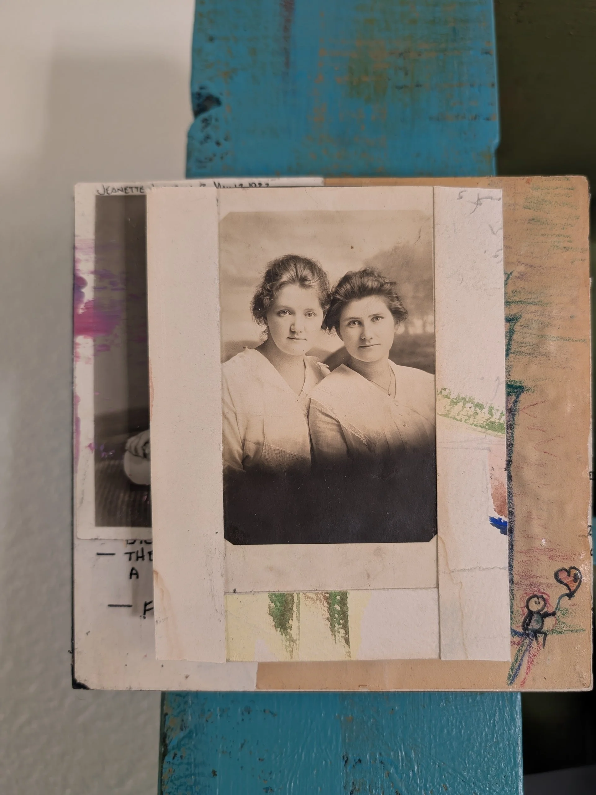 Sisters, 1920s - Lovebug with a Heart