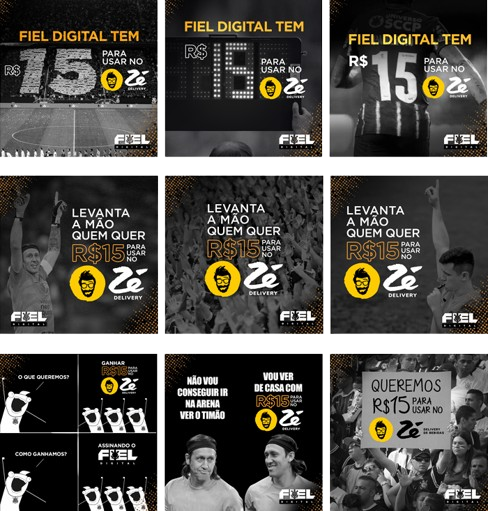 Ativação desenvolvida em parceria entre Corinthians e Zé Delivery, oferecendo cupons de desconto no aplicativo do Zé para torcedores assinantes de qualquer plano do Fiel Torcedor.

A iniciativa buscou aproximar marca, clube e torcida por meio de um b