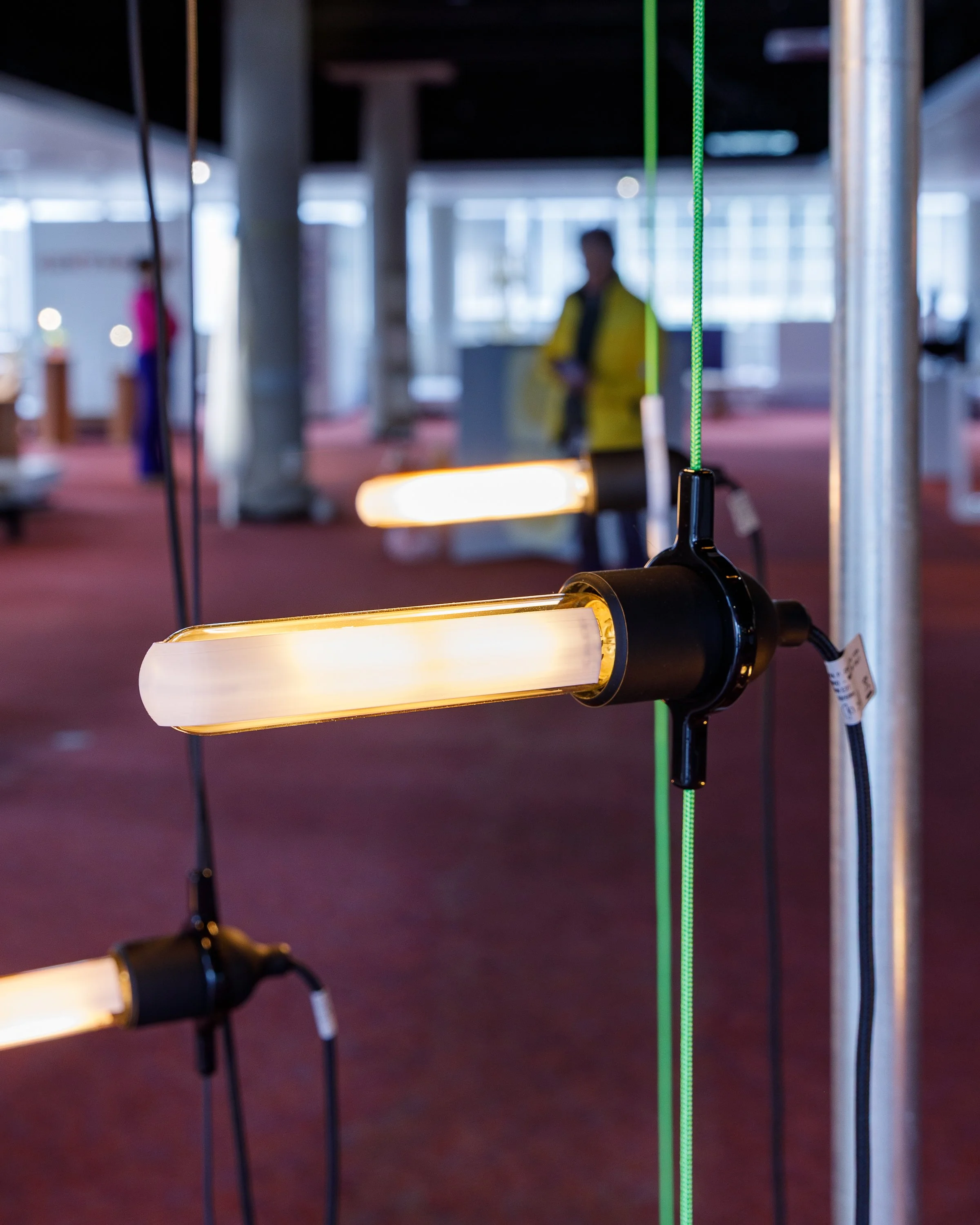 Close up of Tension lamp at Object Rotterdam