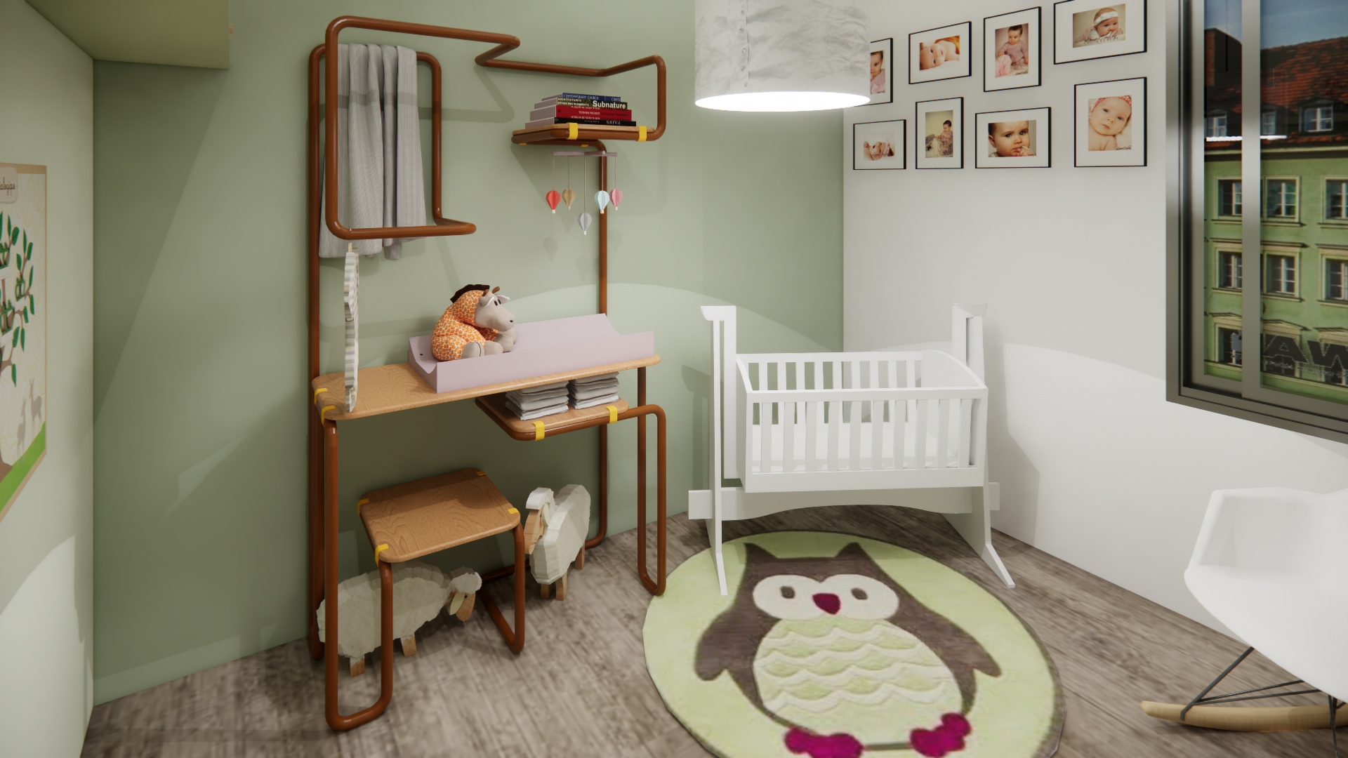 3D-render of Restacked