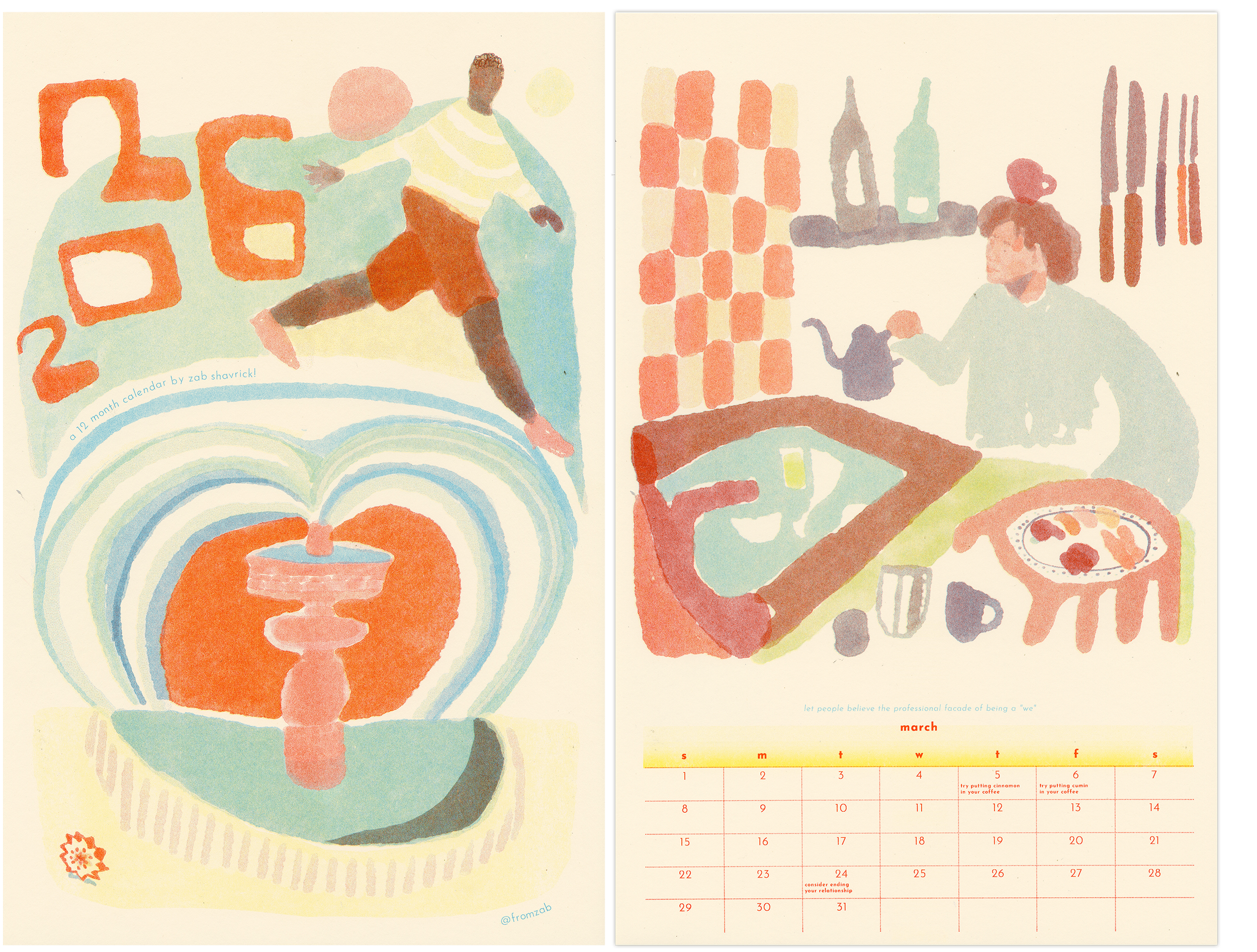 2026 Riso Calendar