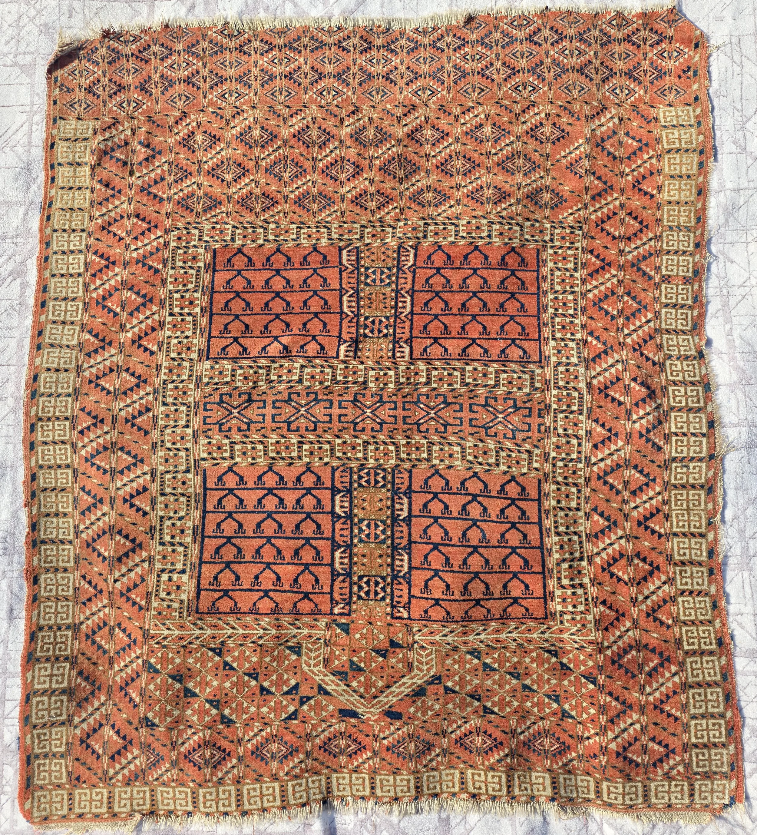 Antique Turkoman Tekke Engsi (c. 1910)