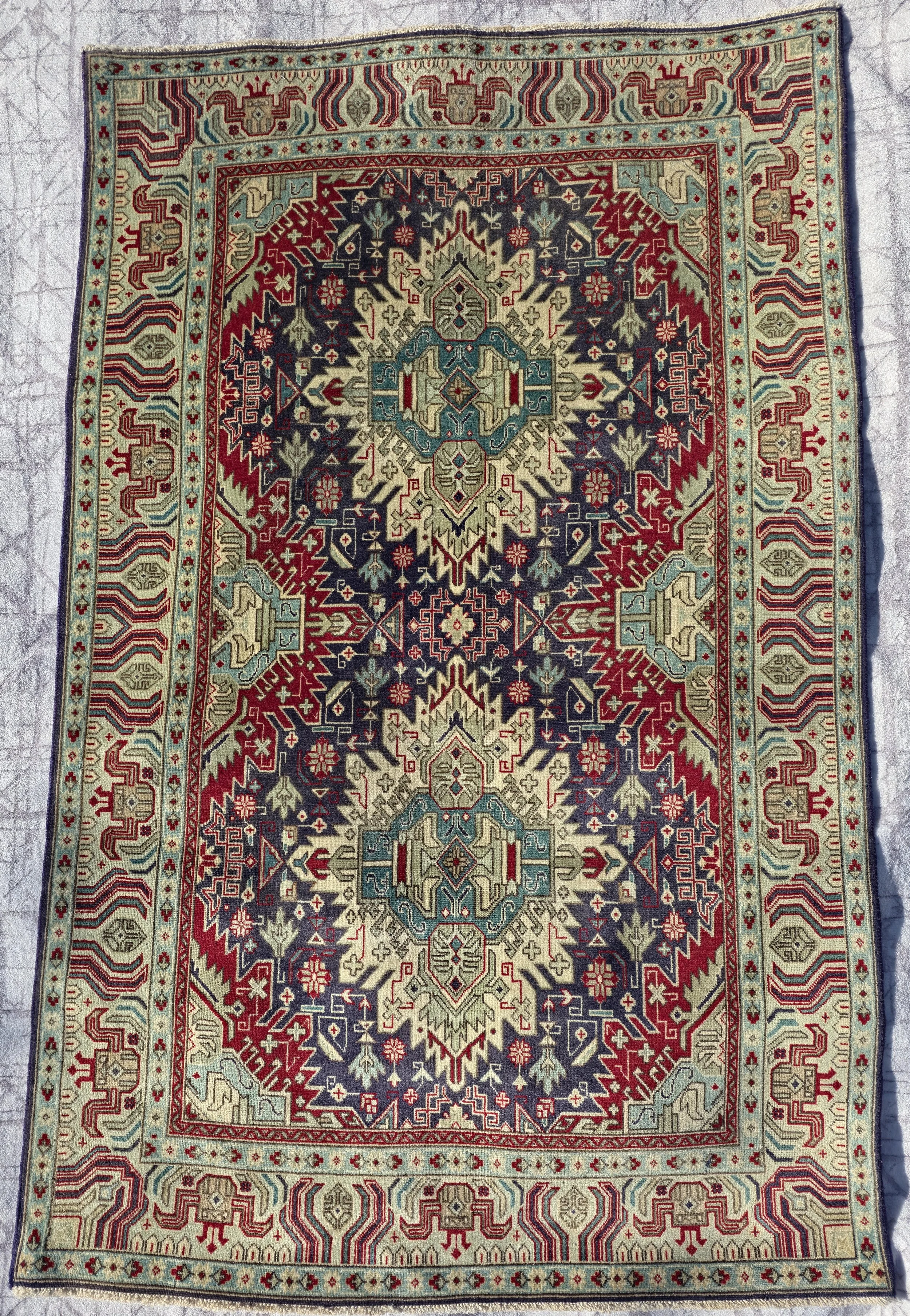 Vintage Tabriz Rug (Late 20th Century)