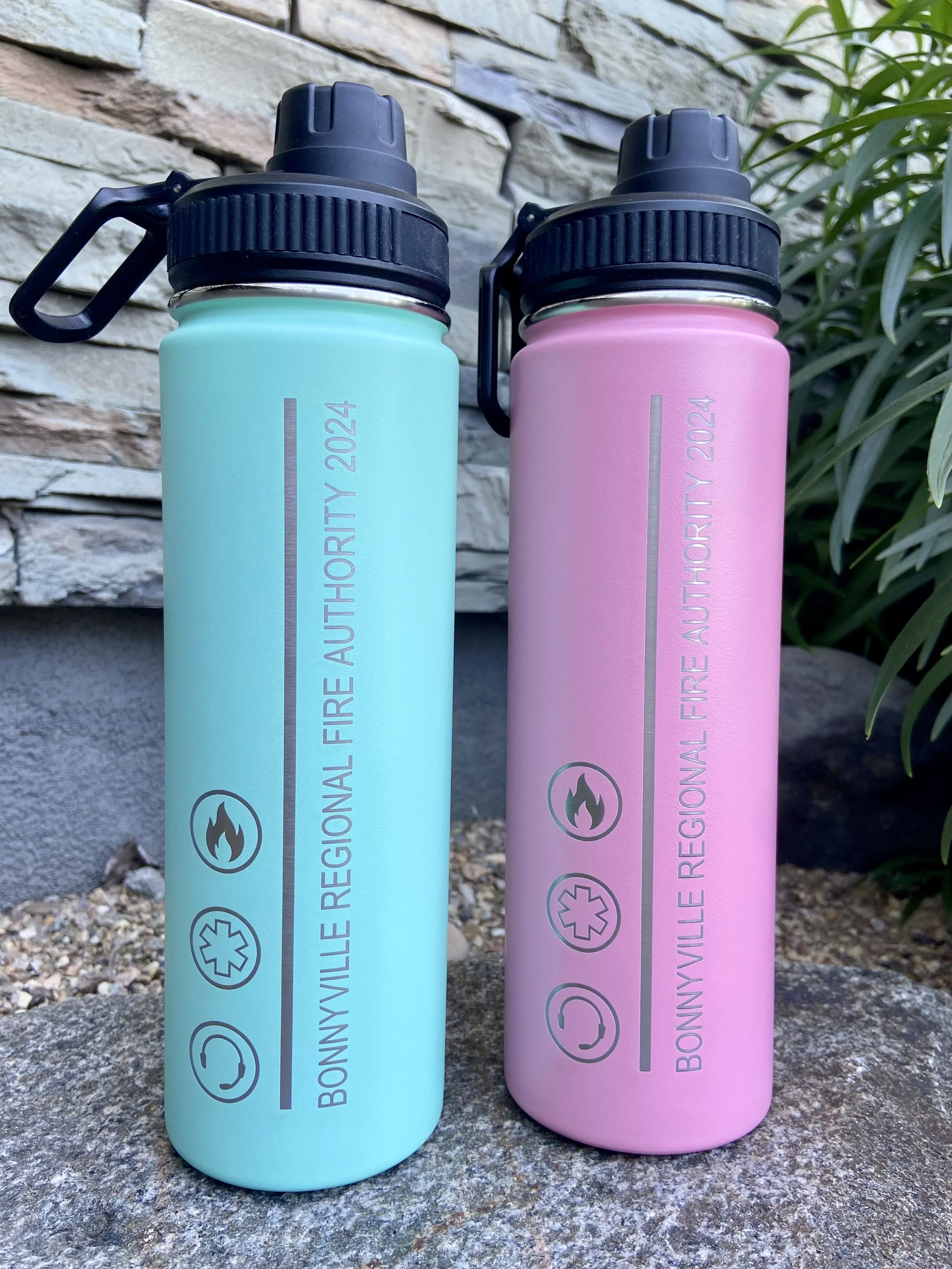 Powder Coated Water Bottles