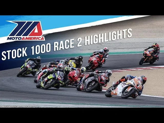 Stock 1000 Race 2 at Laguna Seca 2024 - HIGHLIGHTS | MotoAmerica