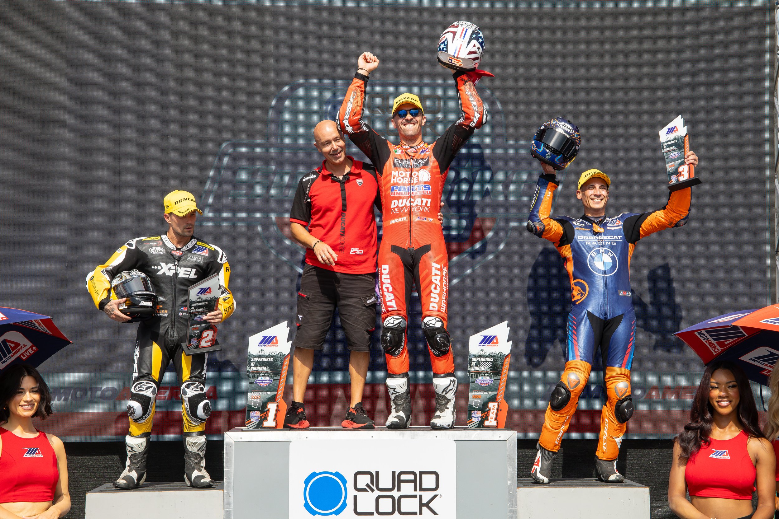 First Superbike Podium For Uribe And A Big Points Grab For Kelly With Two Podiums In VIR Triple-Header