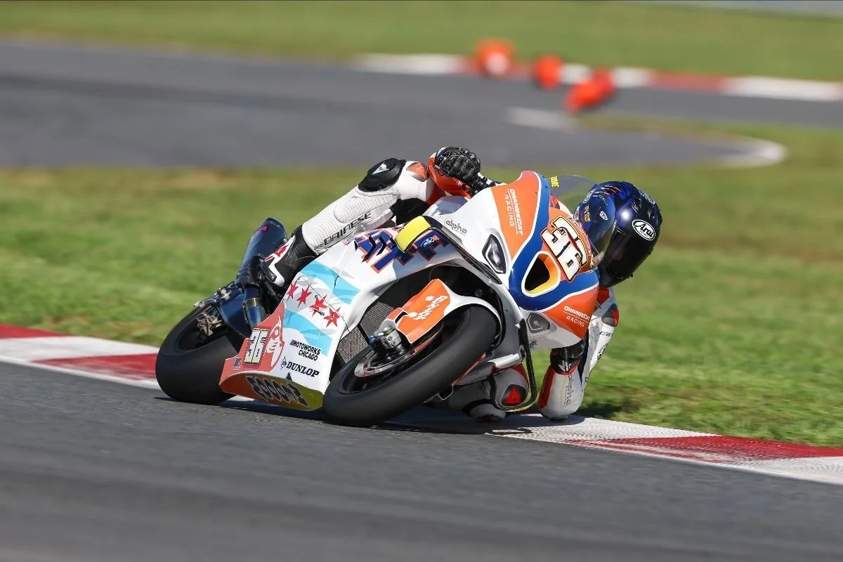 OrangeCat Racing riders score one top-five, three top-10 finishes in team’s MotoAmerica Superbike debut at New Jersey Motorsports Park