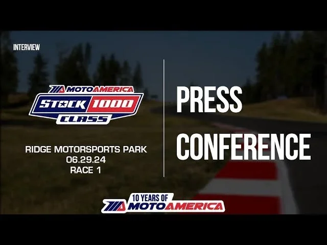 Video: Stock 1000 Race One Press Conference From Ridge Motorsports Park